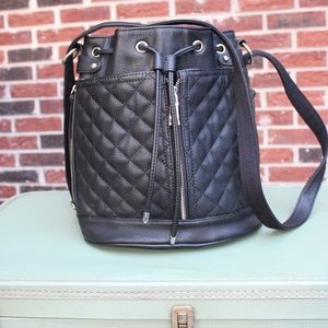 Steve Madden Quilted Leather Convertible Bag
